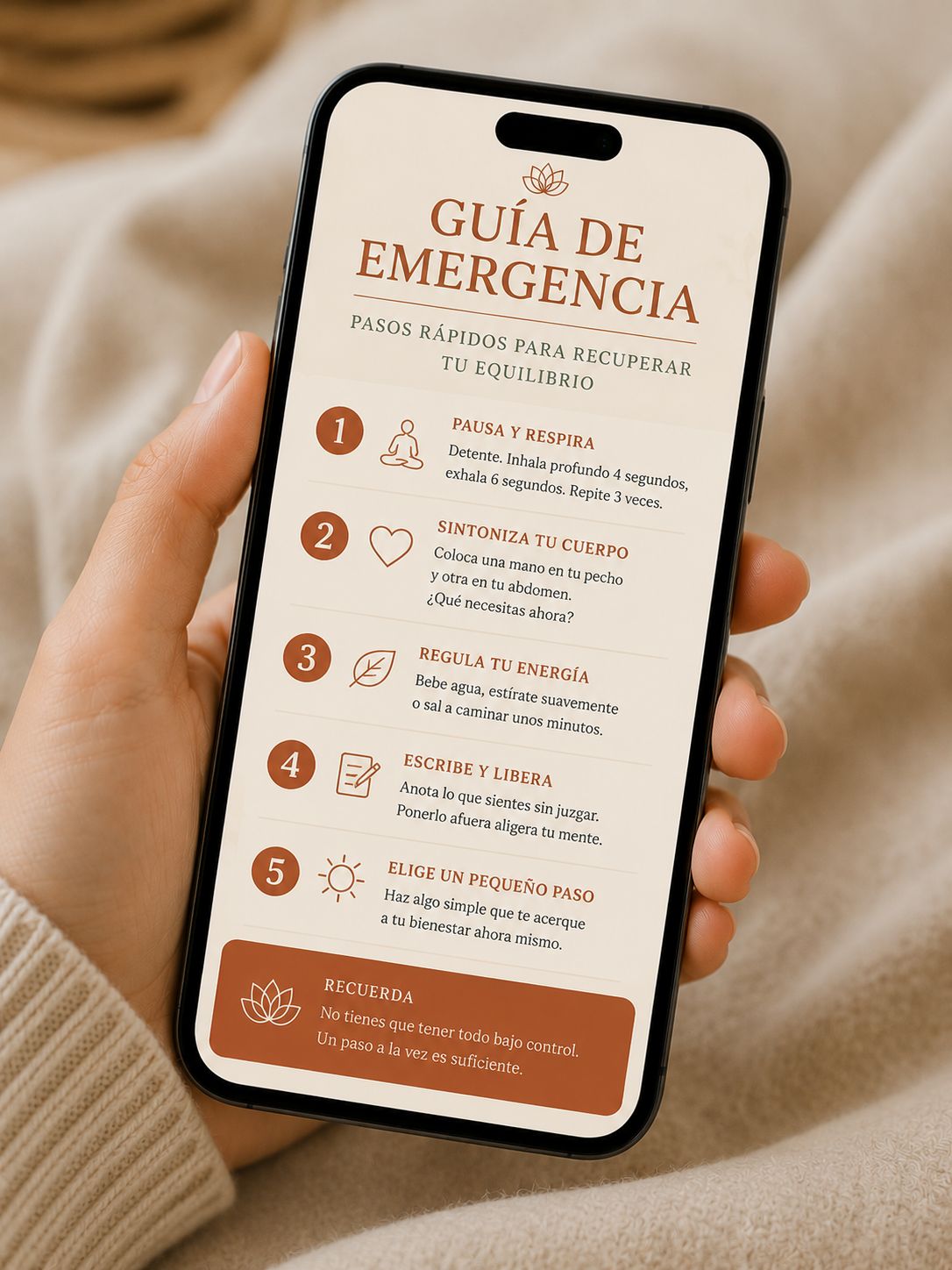 Guía de emergencia